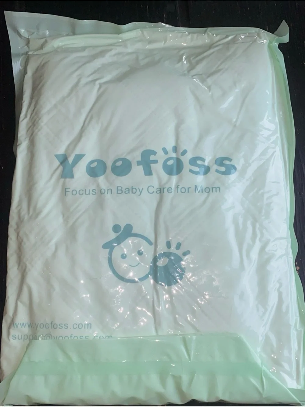 OOFOS Mint Green Waterproof Mattress Cover - Baby Bedding Protection